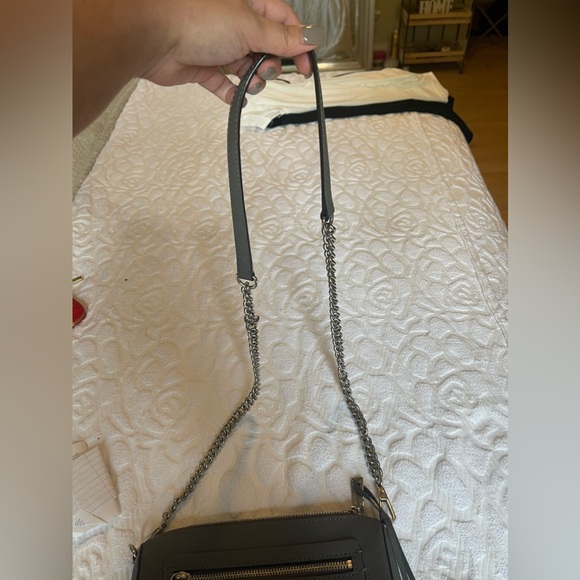 REBECCA MINKOFF | Grey and Silver Cross Body Purse - Picture 6 of 12